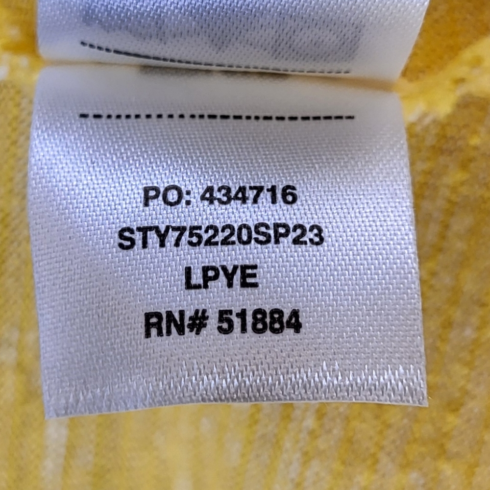 NWT Patagonia Women's Wear-With-All Dress size Small in Longplains Shine Yellow - Picture 10 of 10